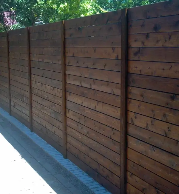 wooden fence