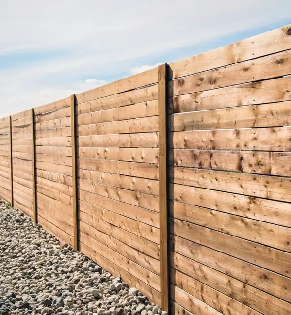 wooden fence