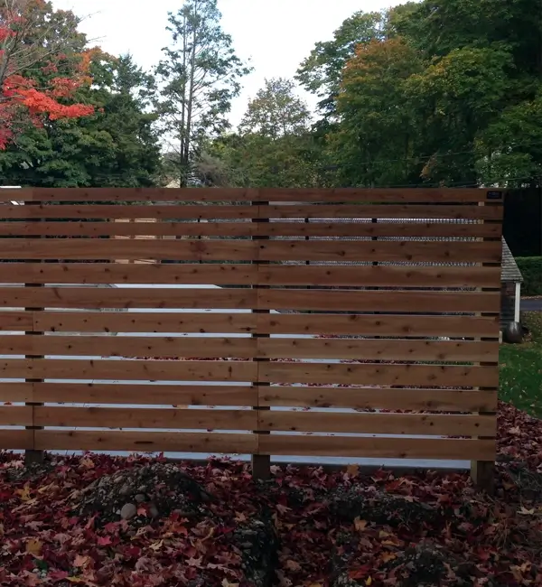 wooden fence